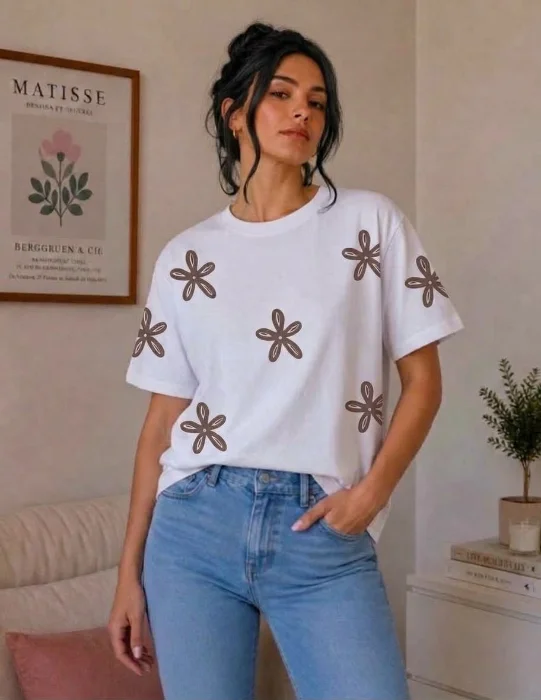 Remeras Estampadas Jersey Algodon Peinado