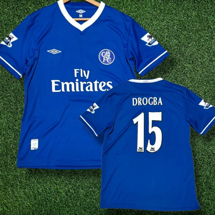 Camiseta Chelsea Retro Drogba 2004