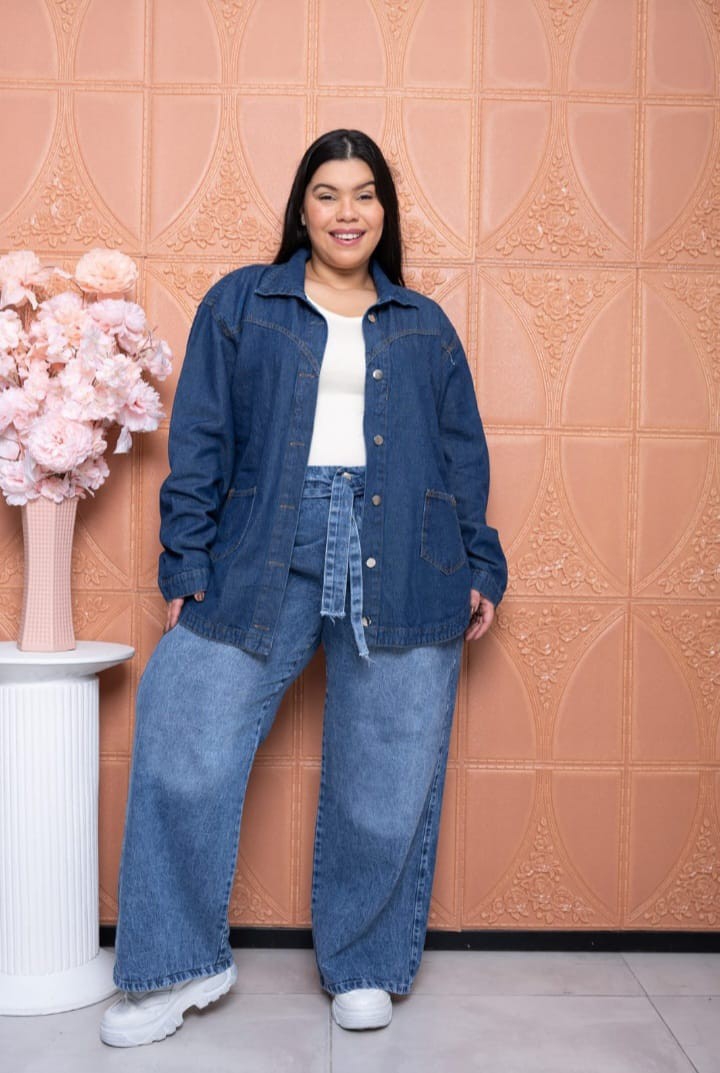 Camisaco Jeans Azul - Imagen 2