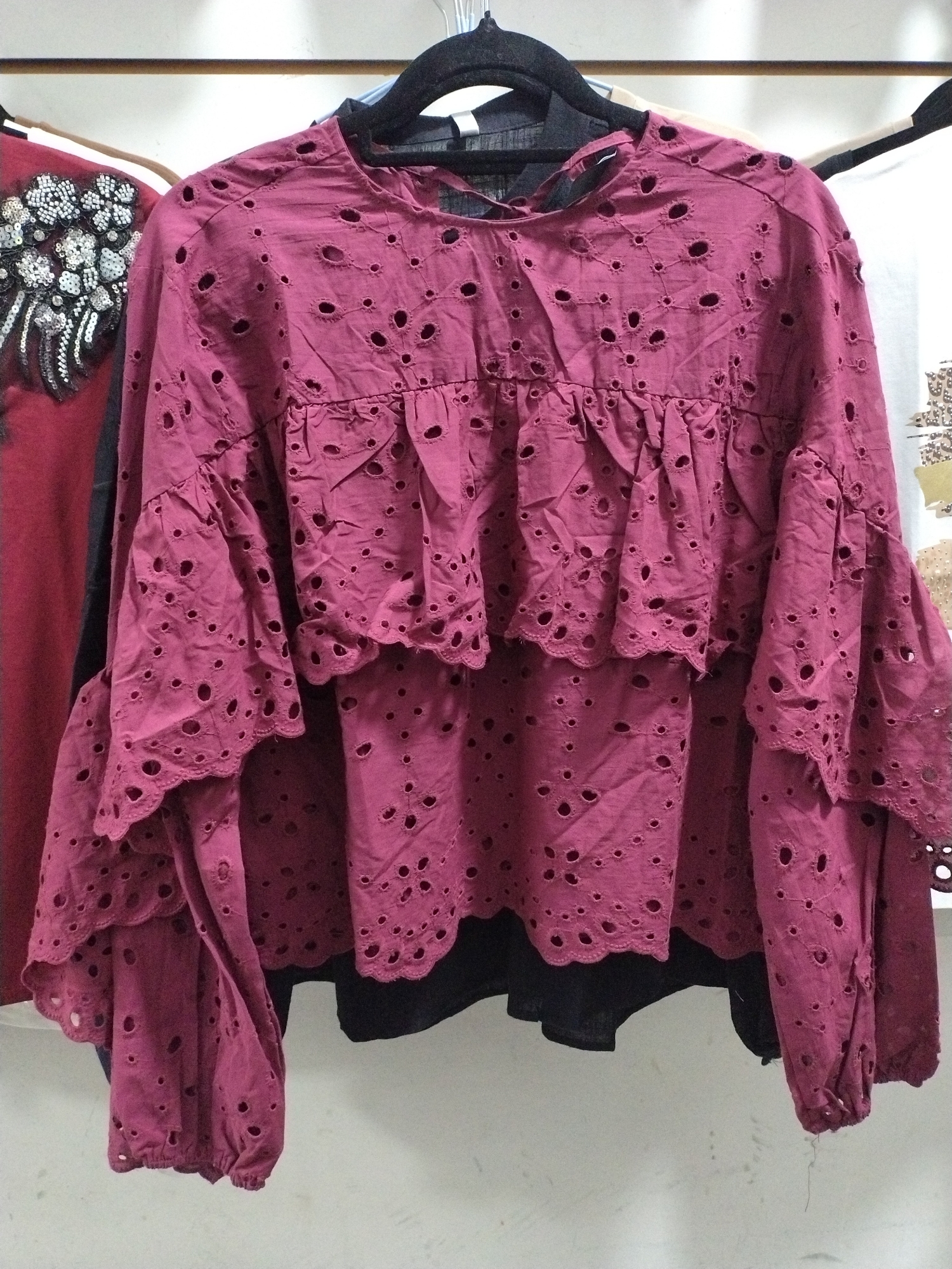 Blusa  en Broderie - Imagen 3