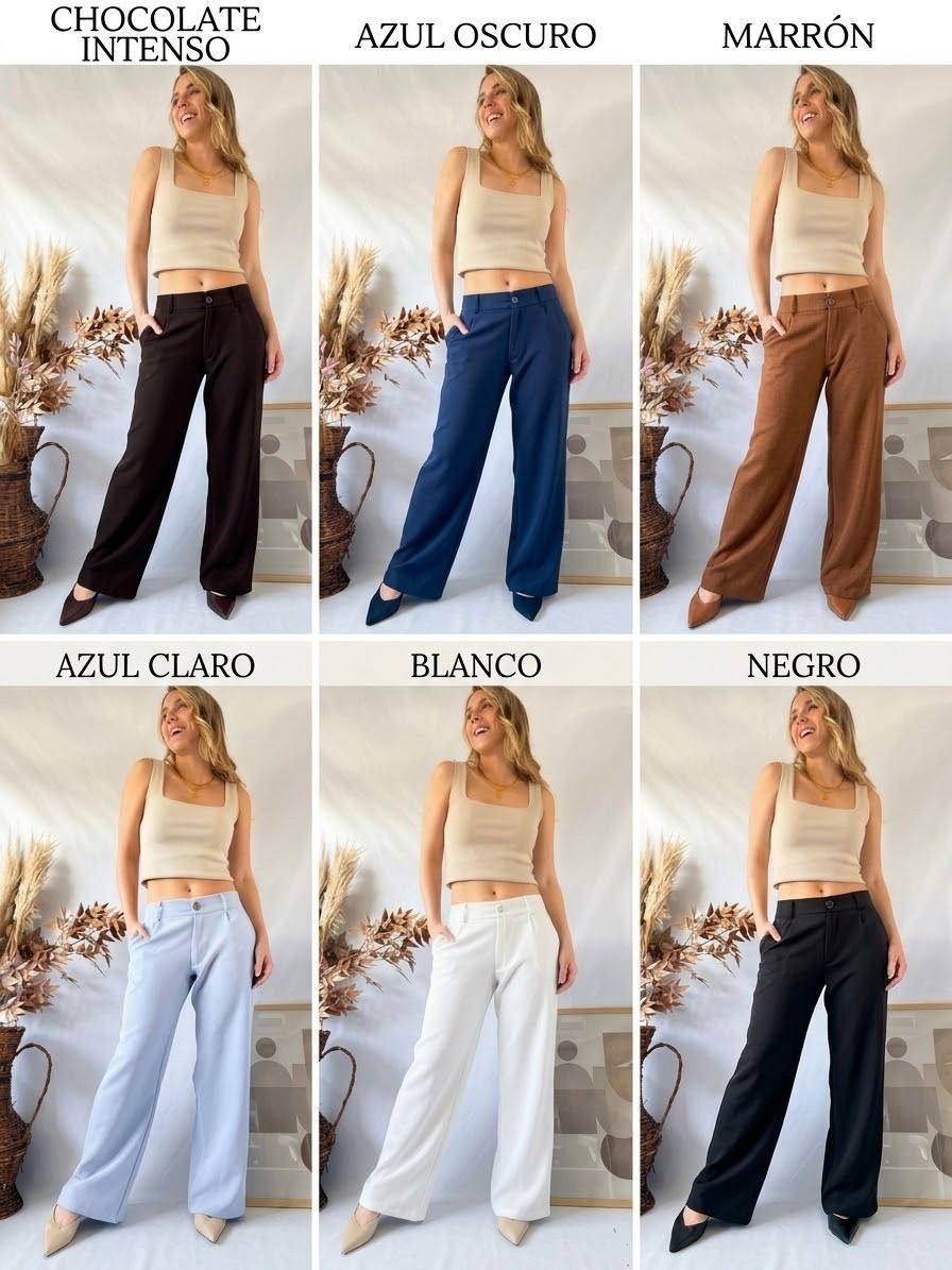 Pantalon Sastrero Tiro bajo - Imagen 3