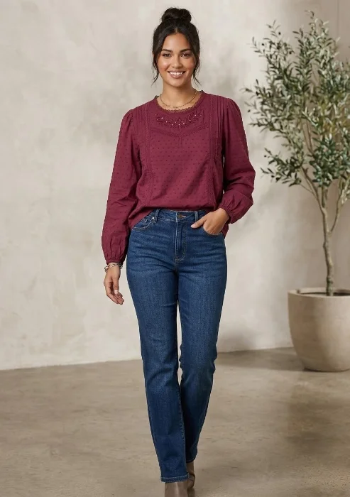 Blusa  con Encaje
