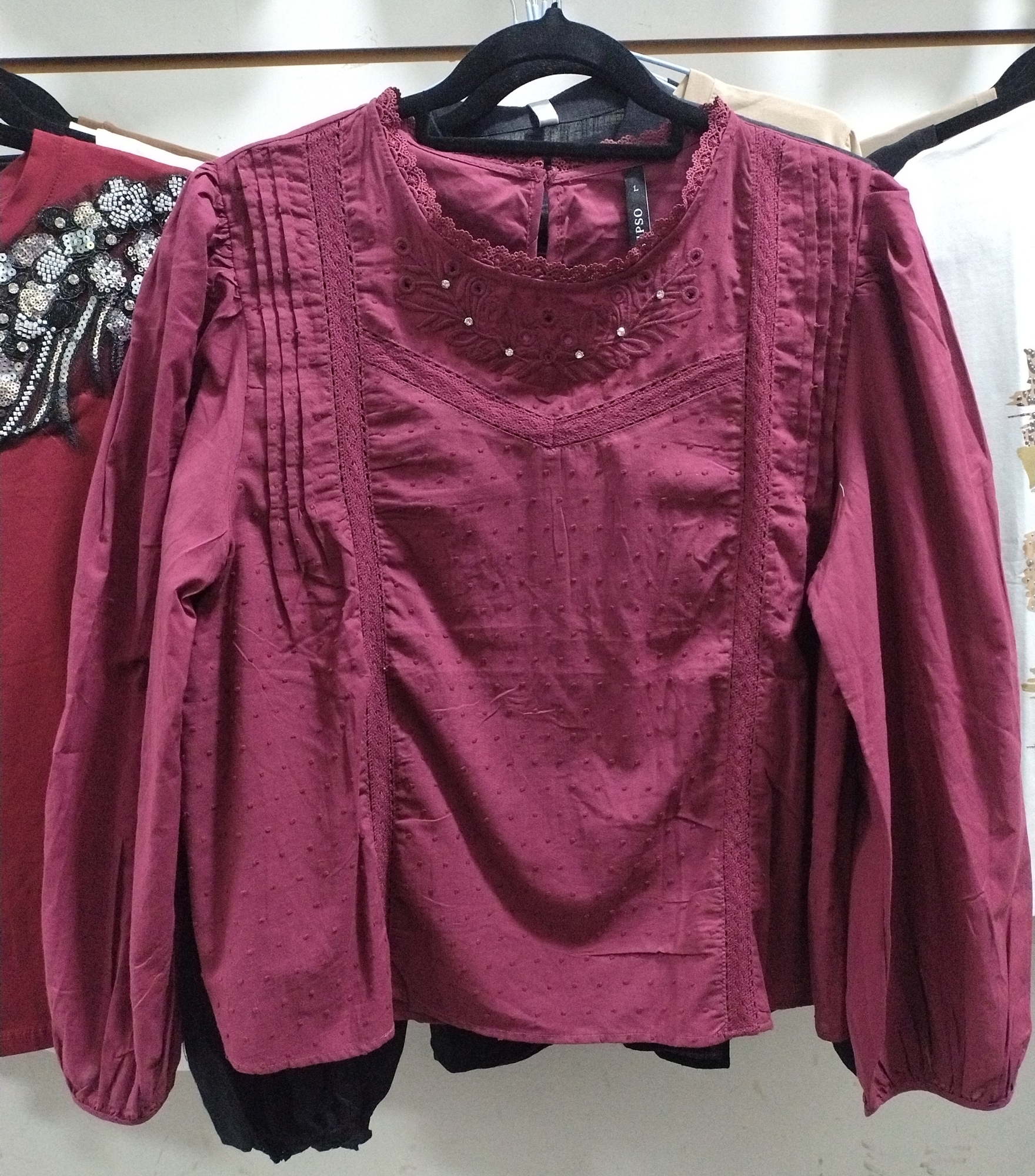 Blusa  con Encaje - Imagen 3