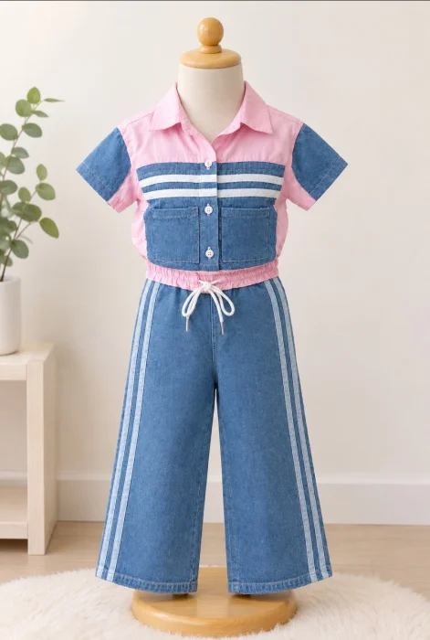 Conjunto de Nena Importado Camisa y Pantalón