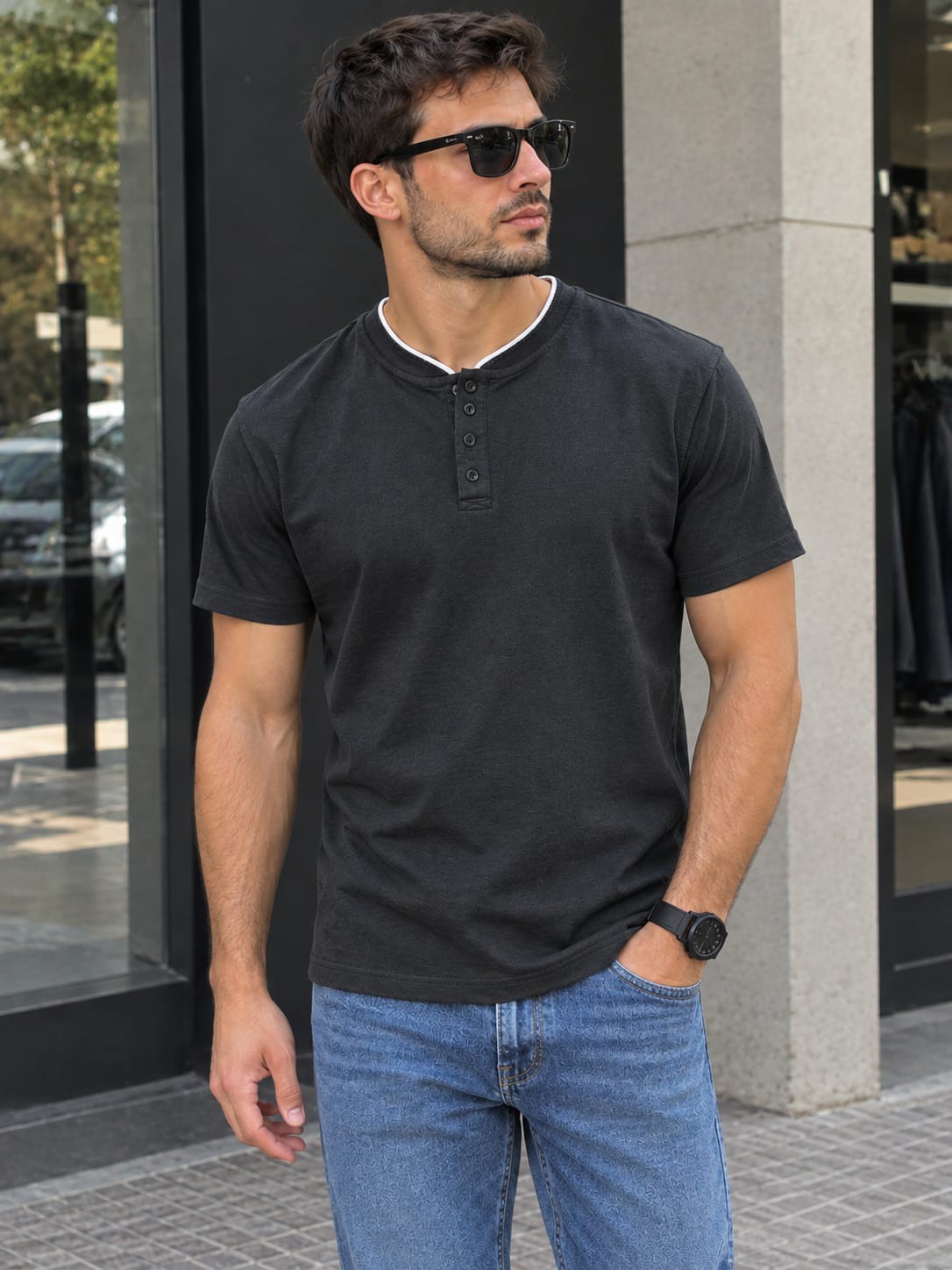 Remera Cuello Mao - Imagen 2