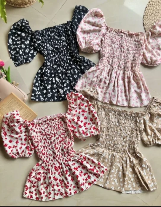 Blusa Daysi Manga Corta
