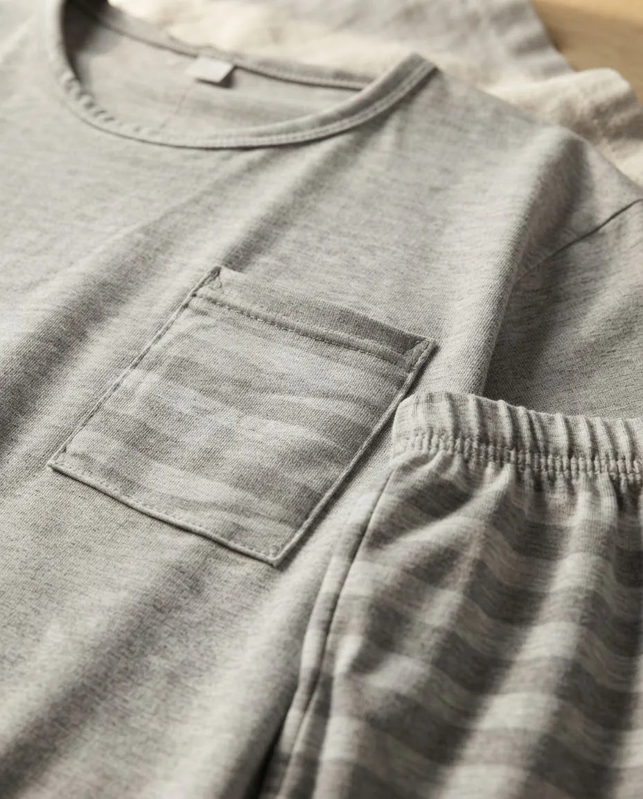 -pijama de Hombre Manga Corta Puro Algodon Linea Jeble - pijama%20hombre%20gris-gris%204.jpg