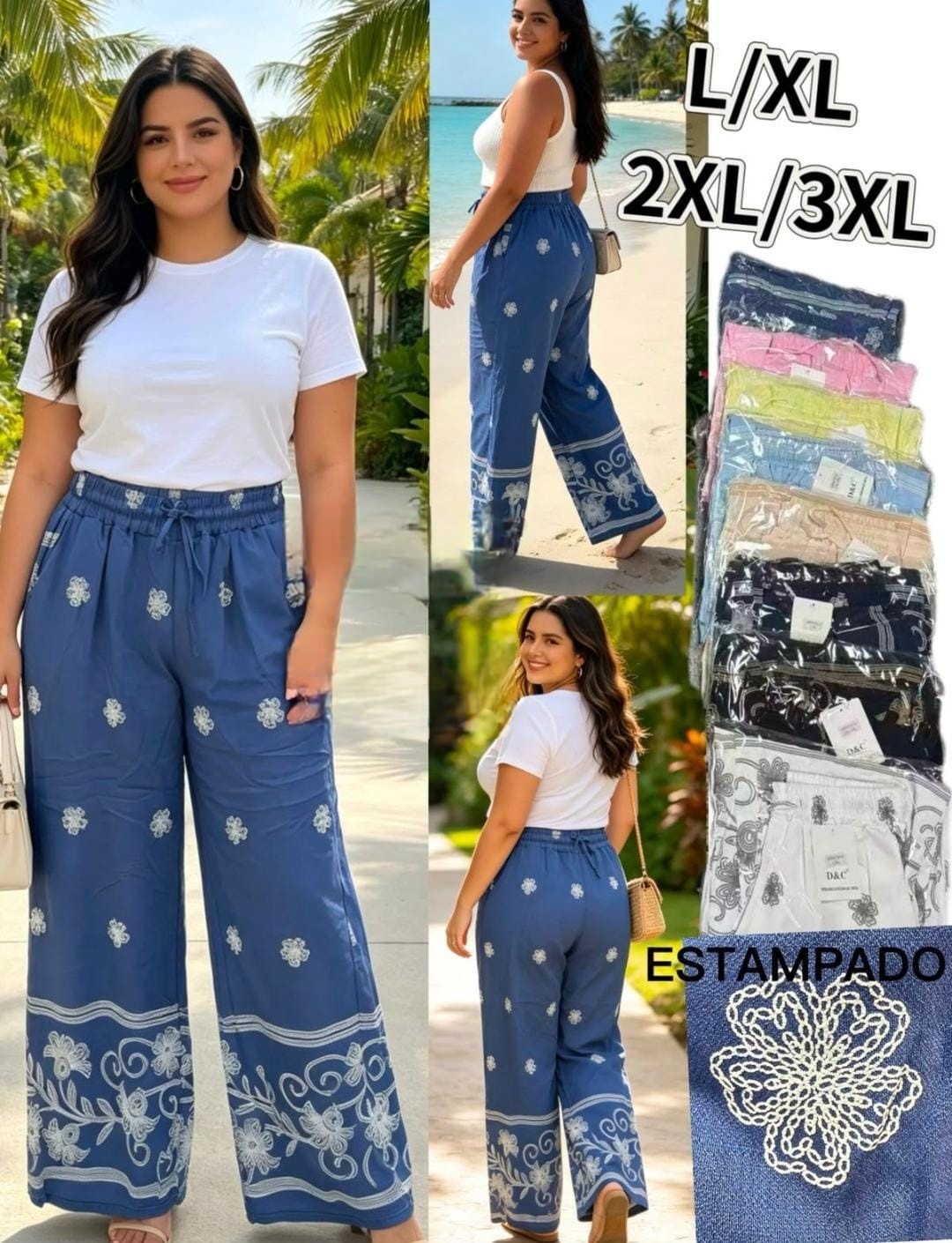 Palazo Flor Estampado - Imagen 6