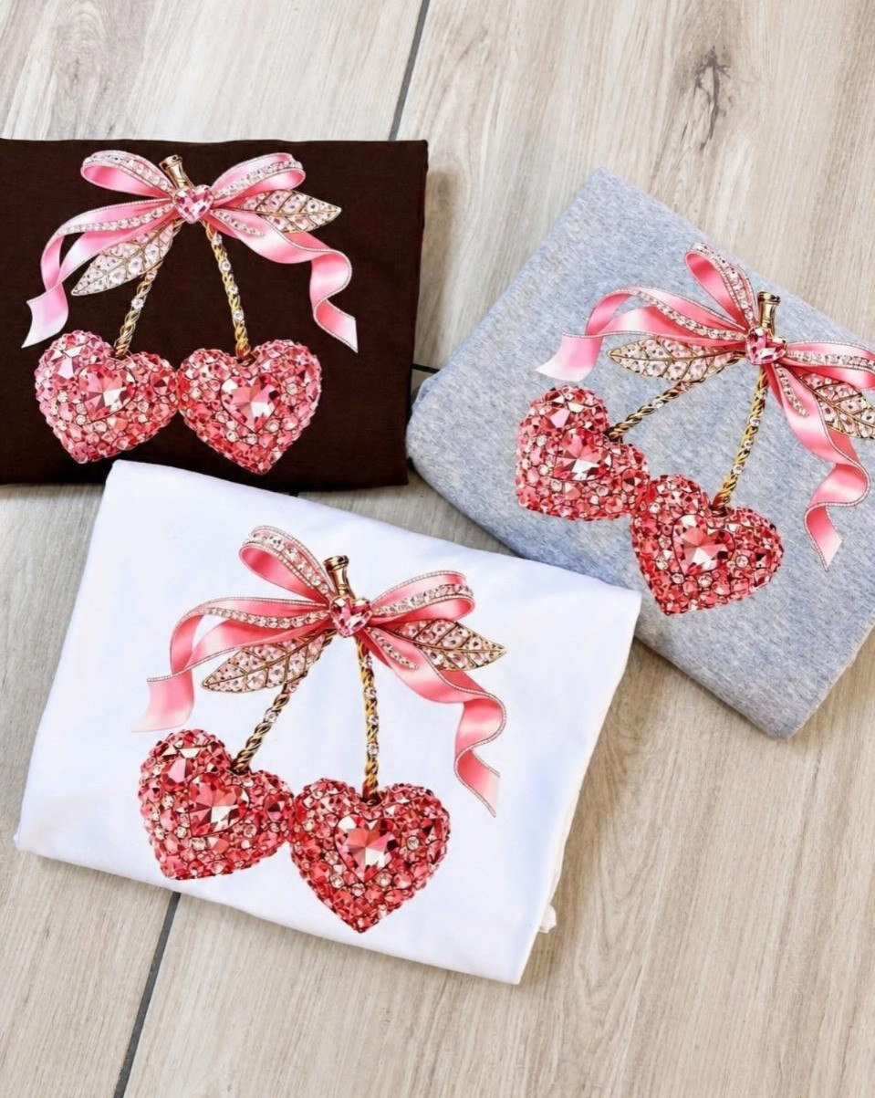 Remera Diamond Cherry Algodón Premium - Imagen 5