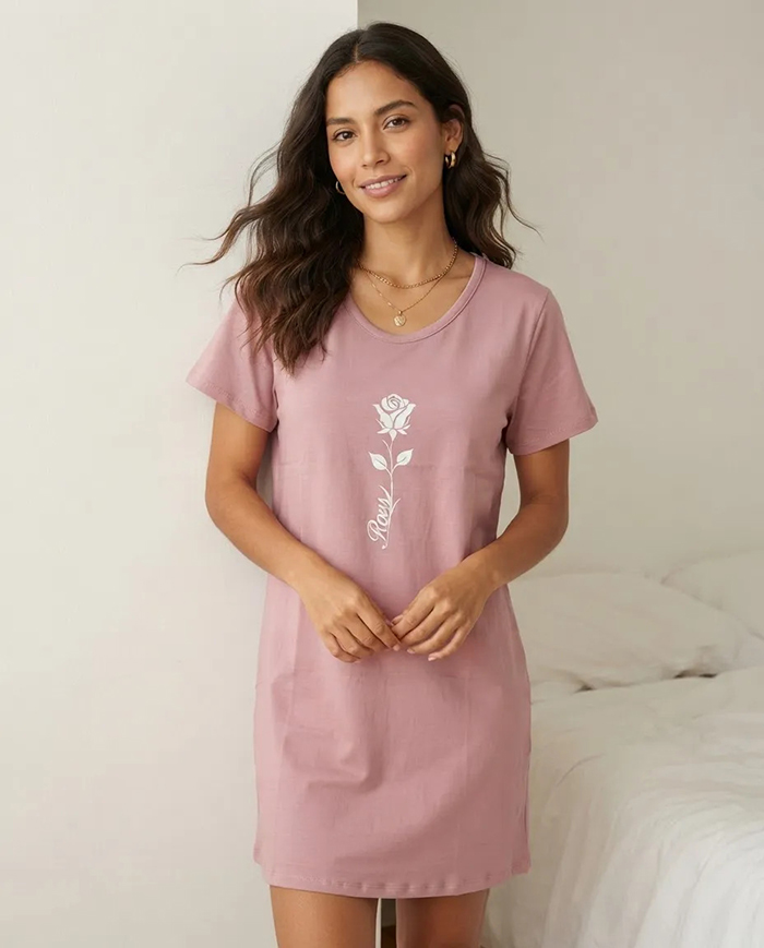 Remeron Manga Corta Juvenil con Estampa Algodon Premium - remeron%20rosa%20viejo%202.jpg
