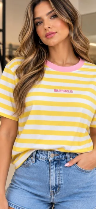 Remeras Virales Bordadas