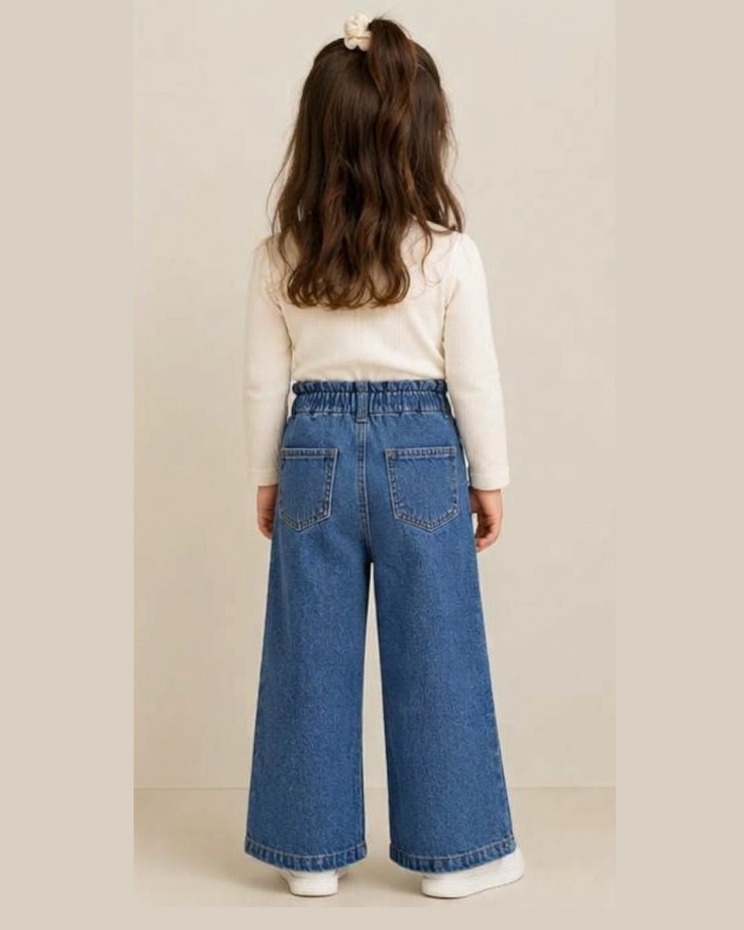 Online Oxford Flowers con Volado en la Cintura - Imagen 3