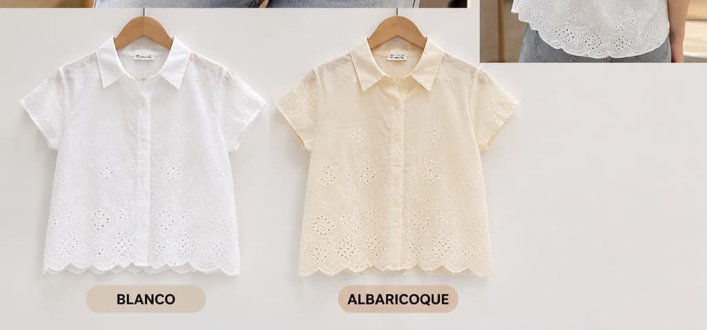 Camisa Broderie - Imagen 2