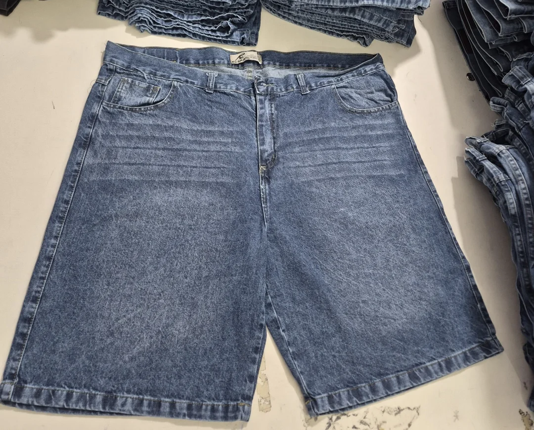 Bermudas Jeans Mom con Bigote - Imagen 2