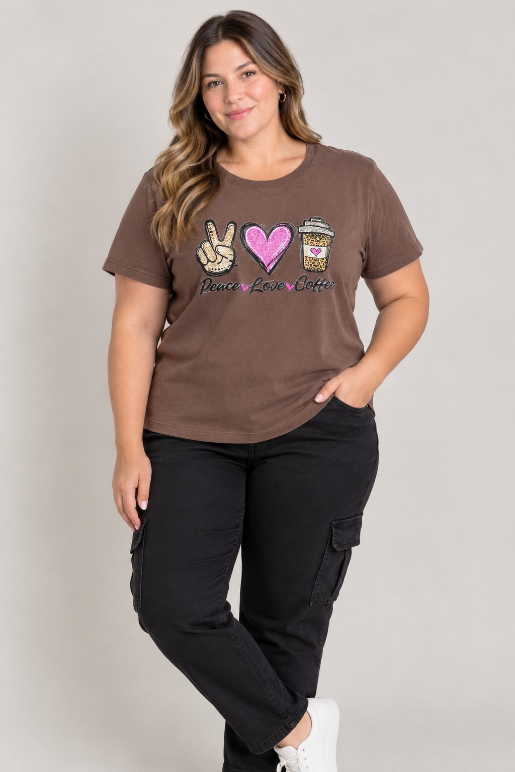 Remera Algodon Estampada Amplia - Imagen 3