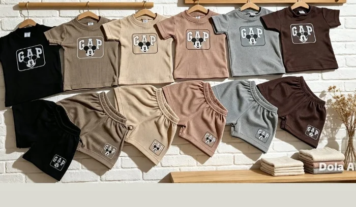 Conjunto Gap Mini Tela Waffle