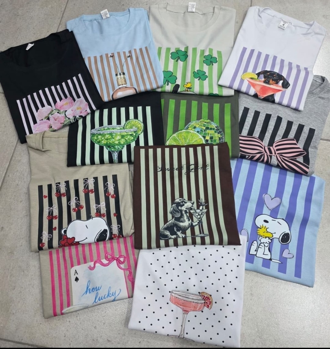 Remeras Estampadas Dama Talle Común - Imagen 4