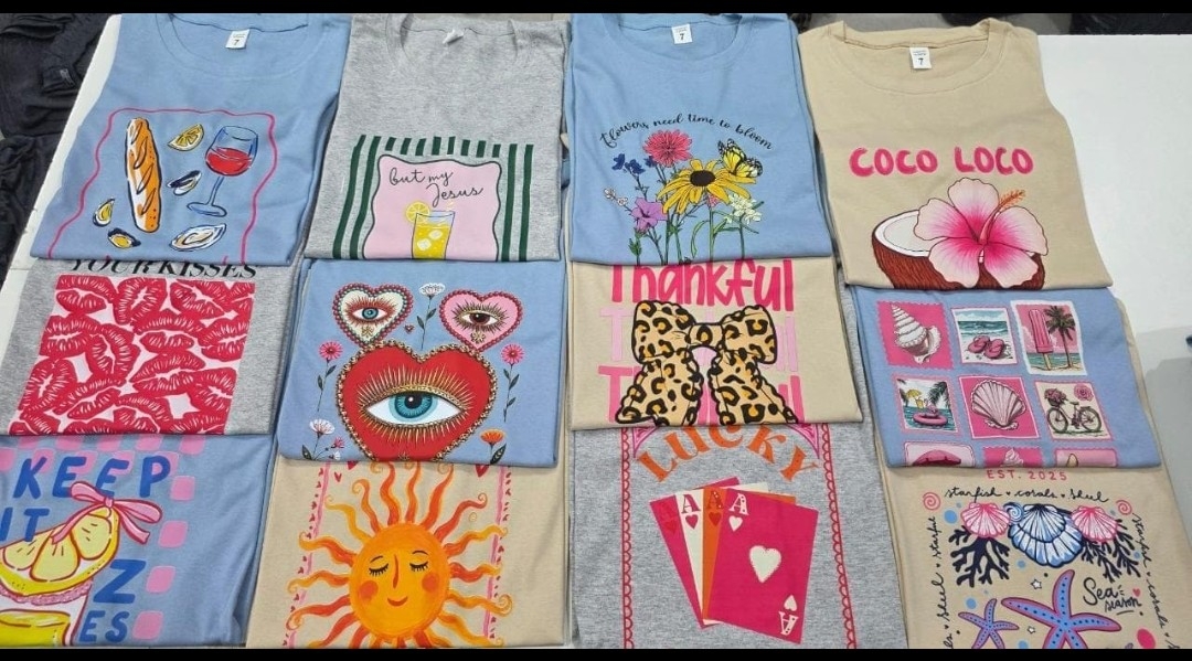 Remeras Estampadas Dama Talle Común - Imagen 9