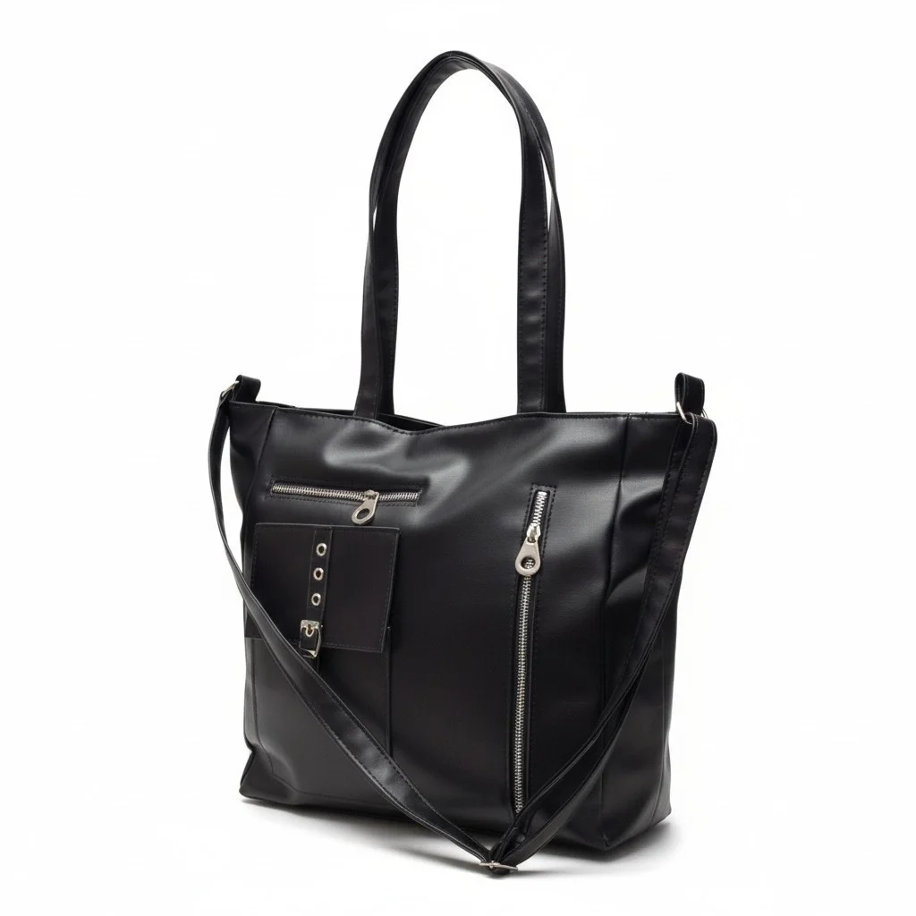 Bolso Tote Bag 2 Cierres, Mide 32cm X 34cm X 13cm Aprox,
marroquineria - Imagen 3