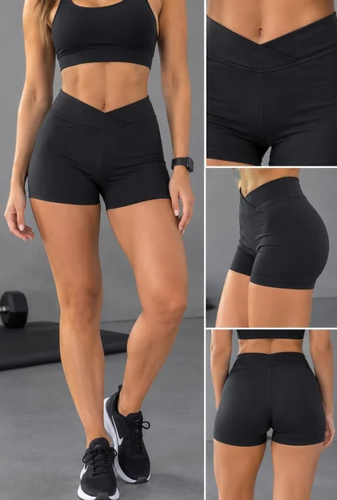 Short Lycra Cruzado Dama