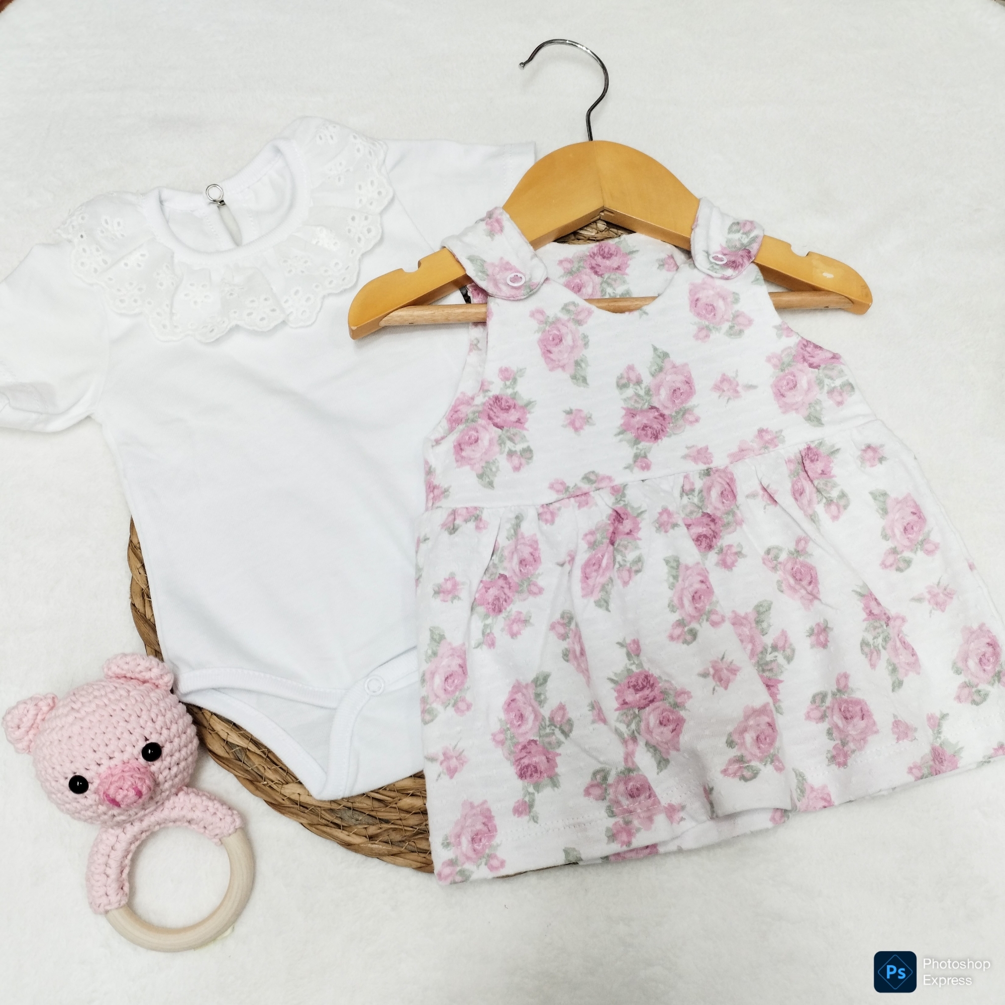 Vestido Pepi Body Puntilla y Jumper Plumeti - Imagen 2