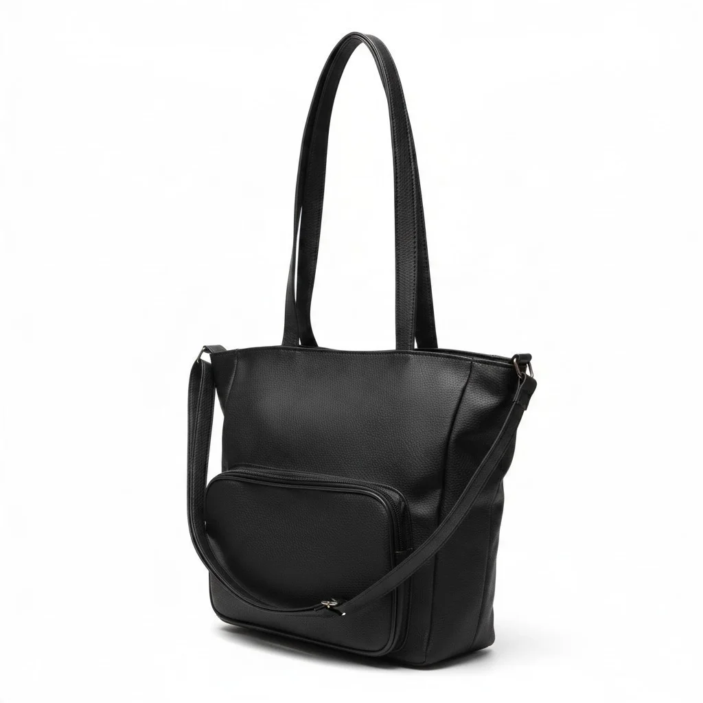 Bolso Tote Cargo Bolsillo Adelante, Mide 31cm X 32cm X 12cm Aprox, Marroquineria - Imagen 2