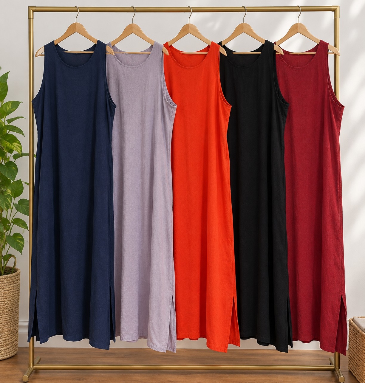 Pack X10 Vestidos Fibrana Poplin - Imagen 7