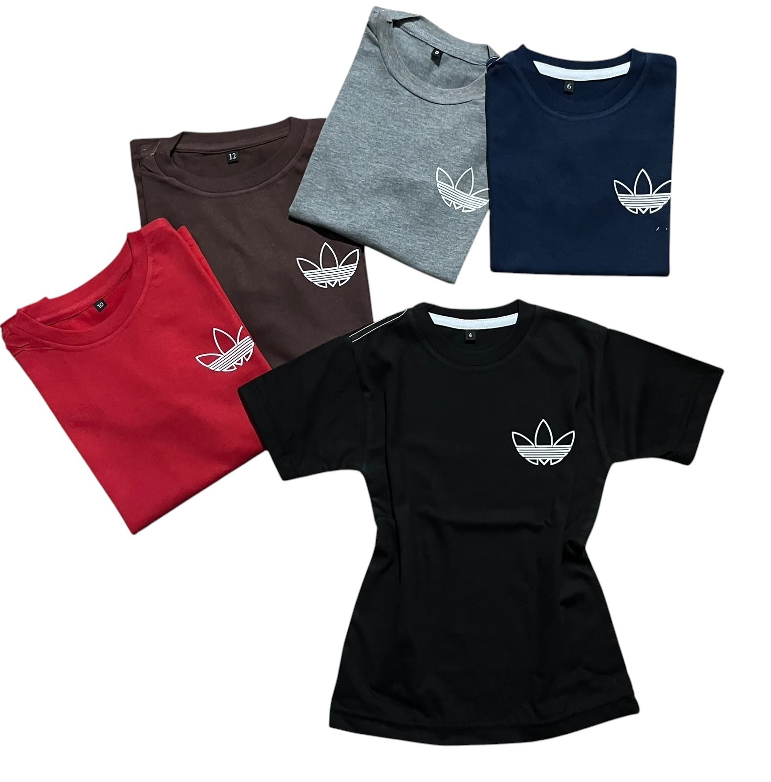 Remeras de Niños en  Algodón Peinado con Logo Chico - Imagen 3