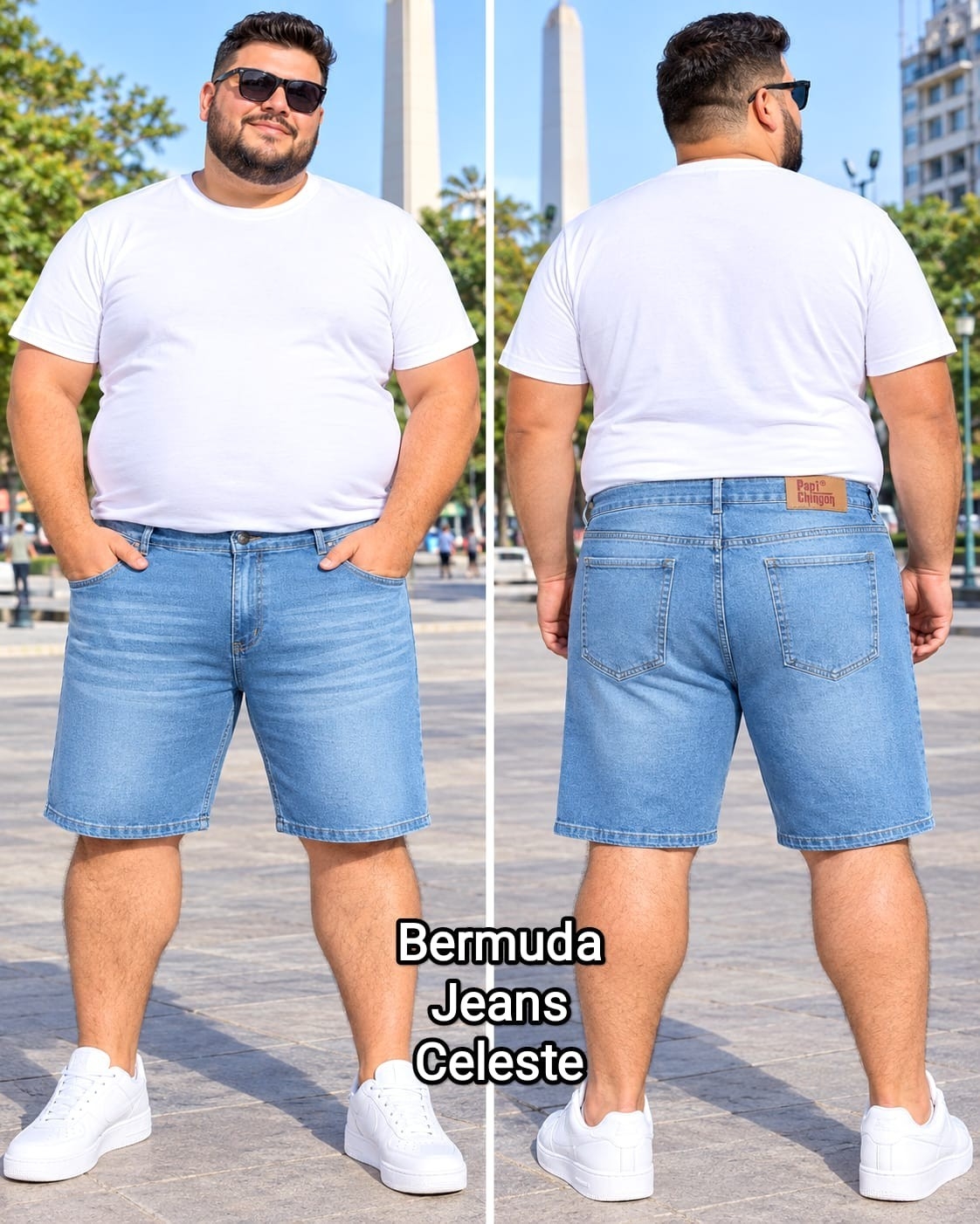 Bermudas Jeans Talles Especiales - Imagen 2