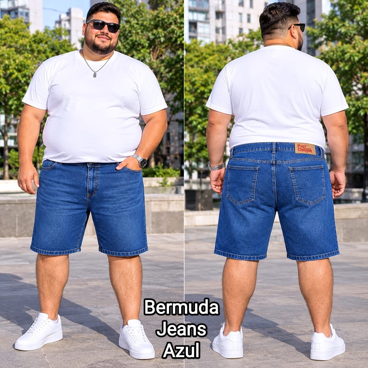Bermudas Jeans Talles Especiales - Imagen 3