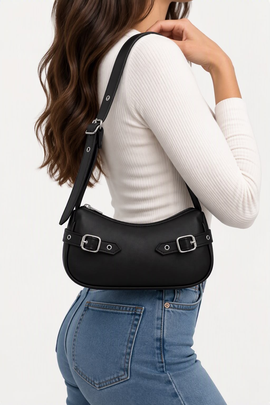 Mini Bag 2 Hebilllas al Costado - Imagen 5