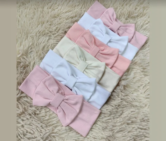 Pack de 6  Vinchas de Algodón con Letra