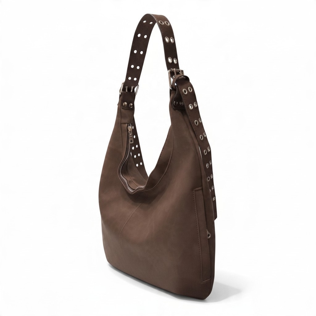 Bolso Boho Xl Premium, Bolsillo al Costado, Mide 38cm X 28cm X 13cm Aproximadamente! - Imagen 4