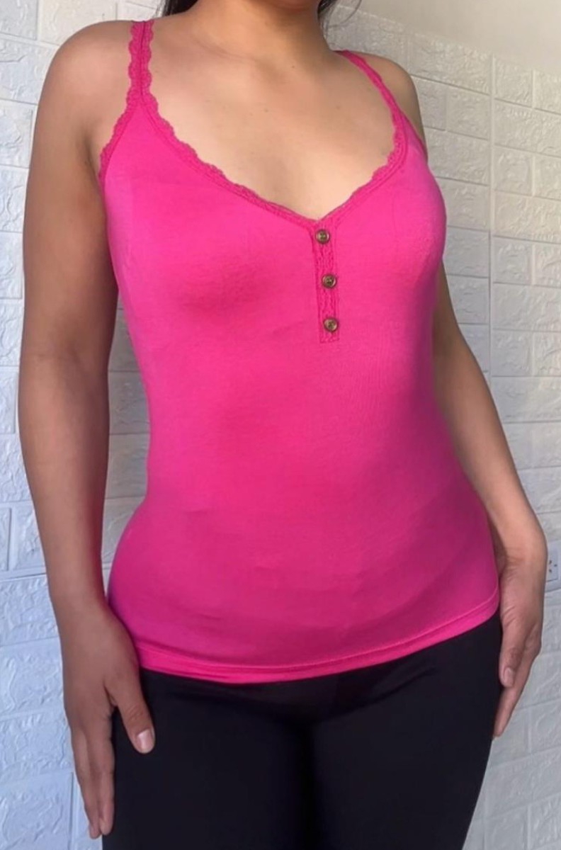 Musculosas con Puntilla de Modal Viscosa Excelente Calidad - Imagen 6