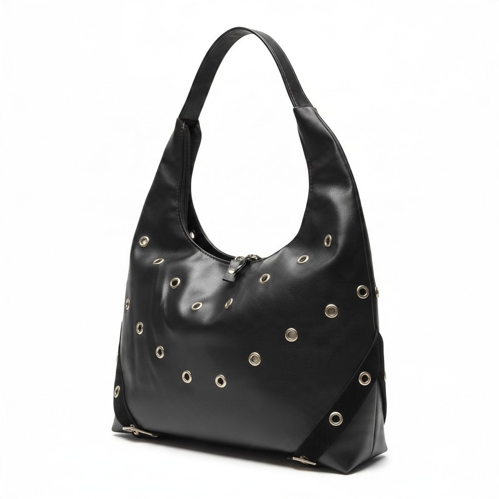 Bolso Boho con Ojal, Mide 34cm X 25cm X 10cm Aproximadamente, Marroquineria - Imagen 2