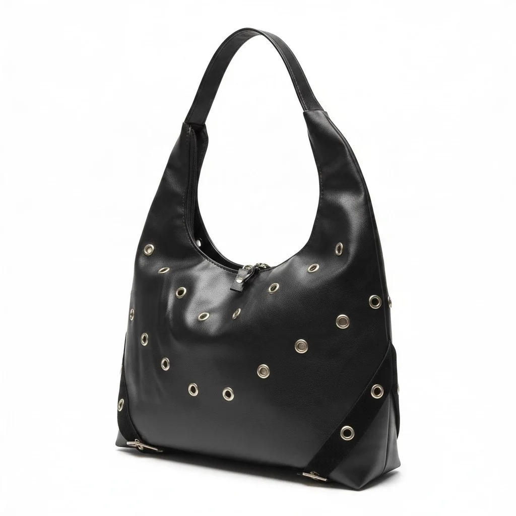 Bolso Boho con Ojal, Mide 34cm X 25cm X 10cm Aproximadamente, Marroquineria - Imagen 2