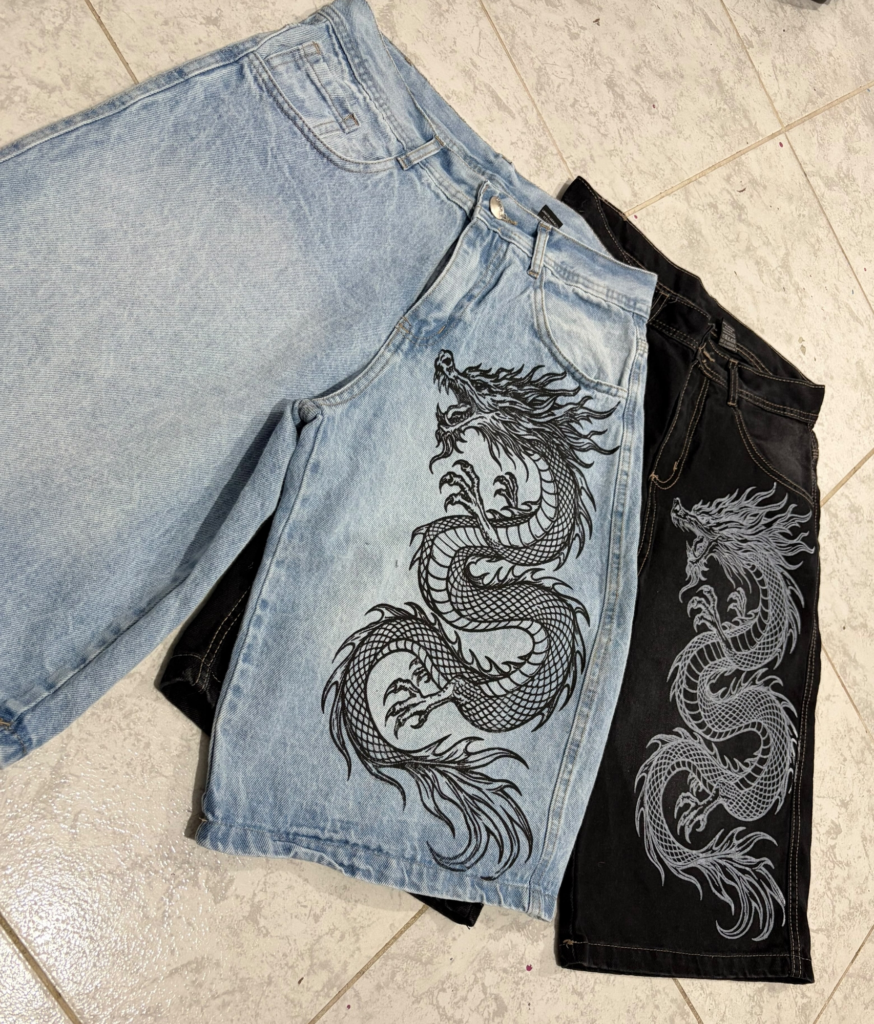 Baggy Dragon Negro - Imagen 2