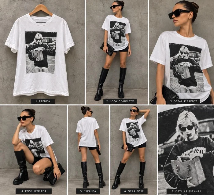 Remera Clásica Lady Di