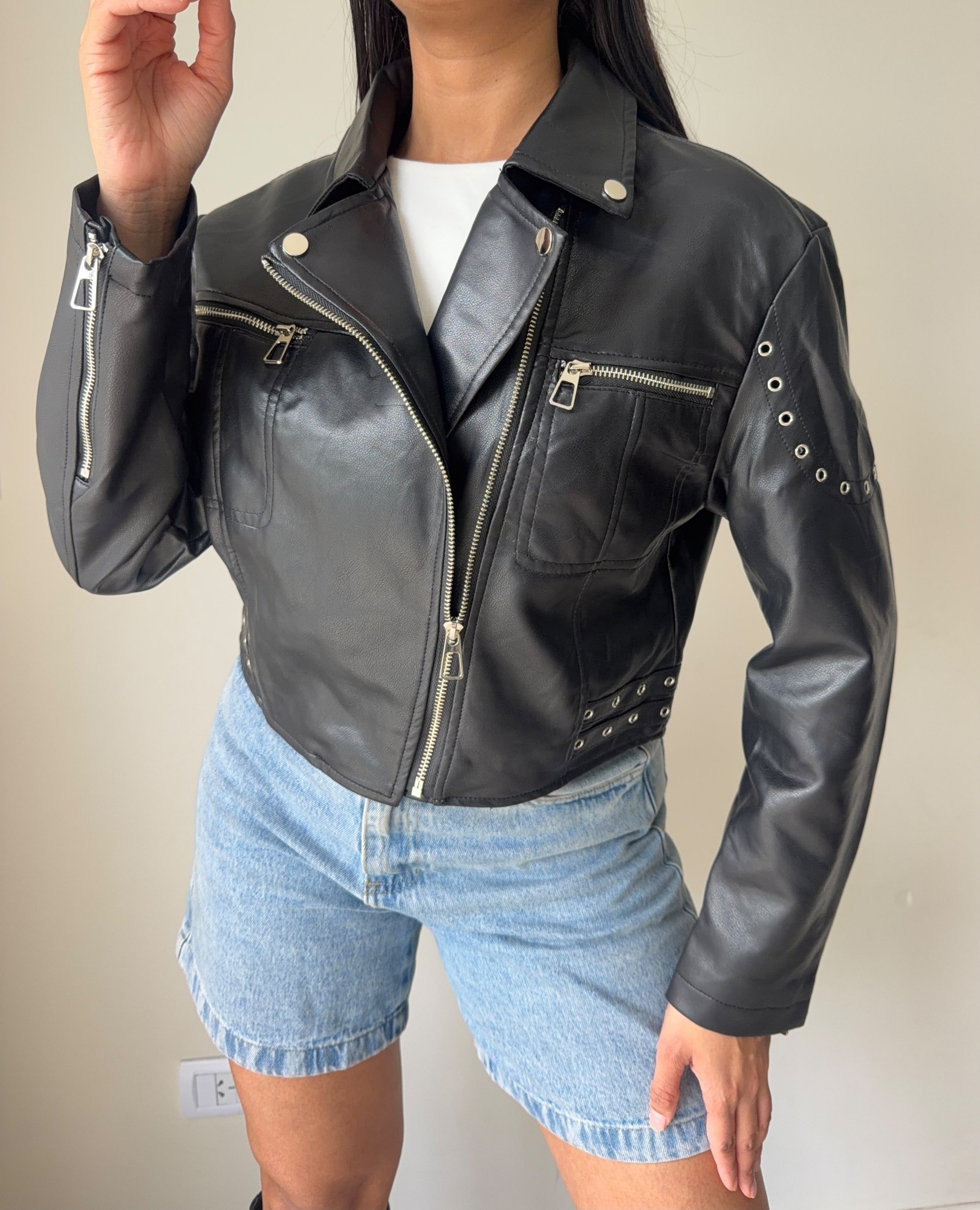 Campera Ecocuero Corta - Imagen 3