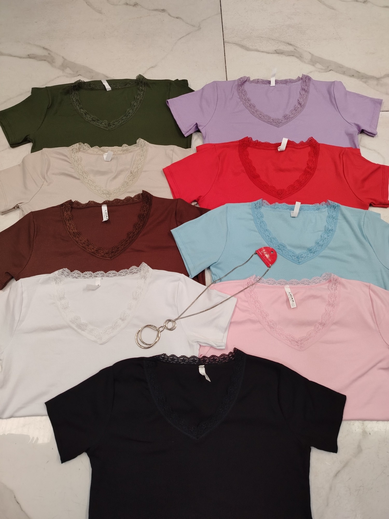 Remera Morley Viscosa Puntilla V - Imagen 2