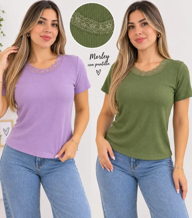 Remera Morley Viscosa Redondo