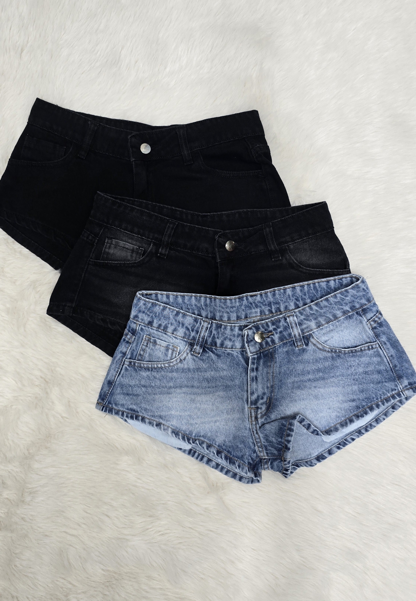 Short Tiro bajo Azul - Imagen 3
