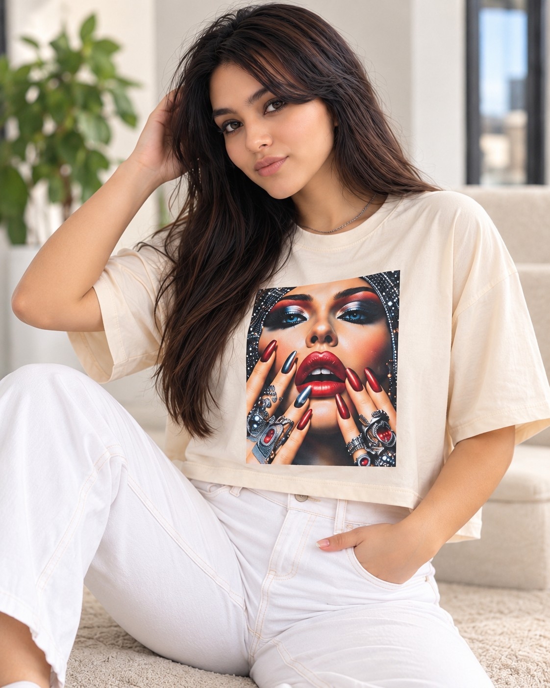 Puperas Estampadas Oversize - Imagen 9