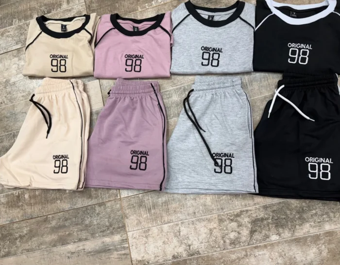 Conjunto Algodón Bordado
