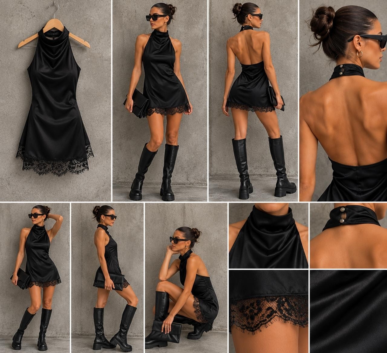 Vestido Satén - Imagen 4
