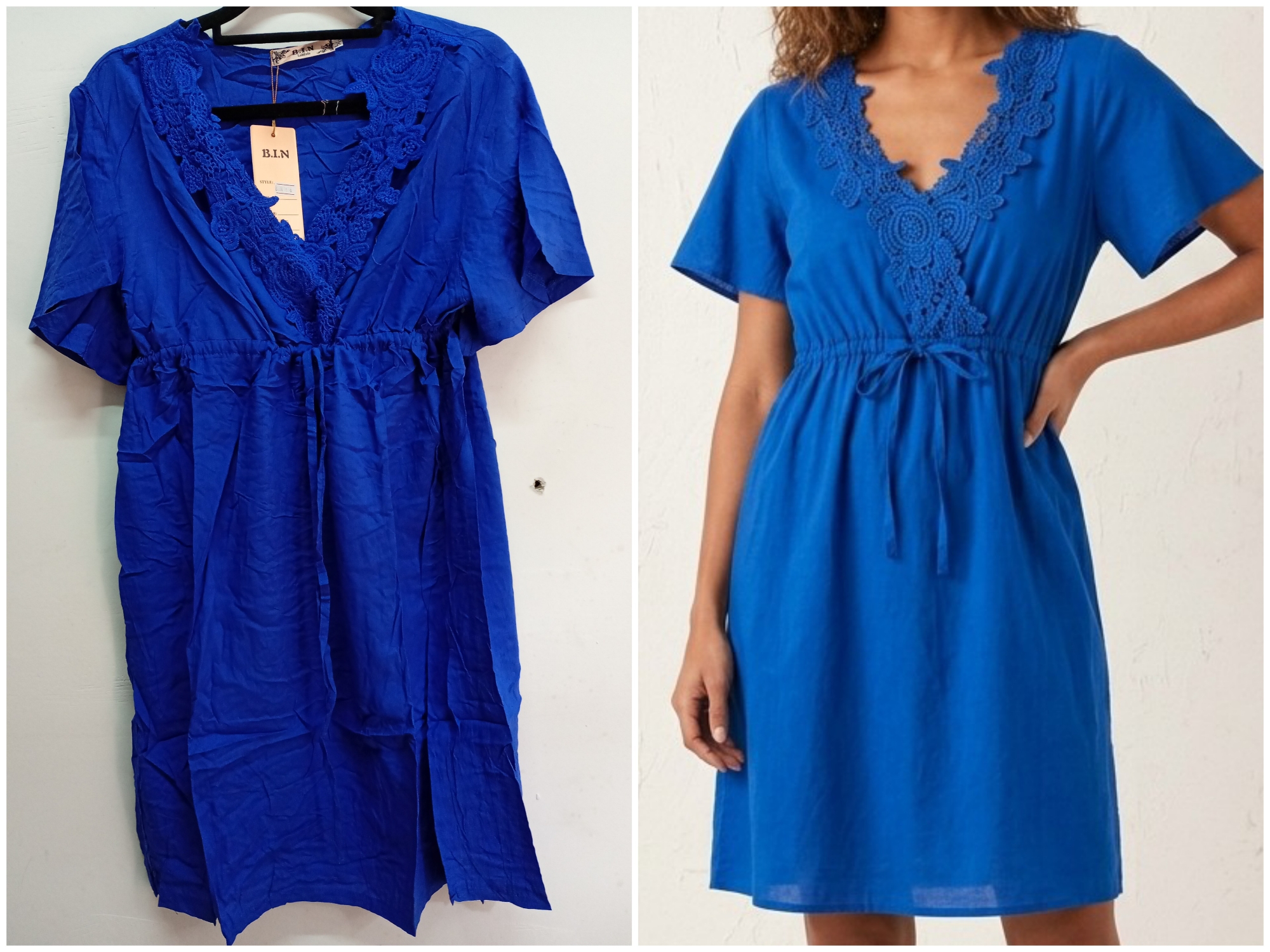 Vestido Corto con Aplique - Imagen 2