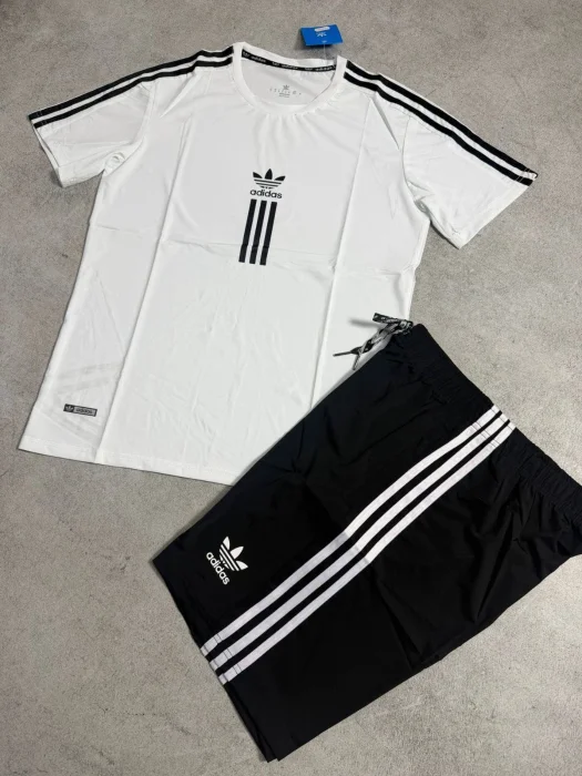 Conjunto Adi Das Premium Importado Remera Bermuda