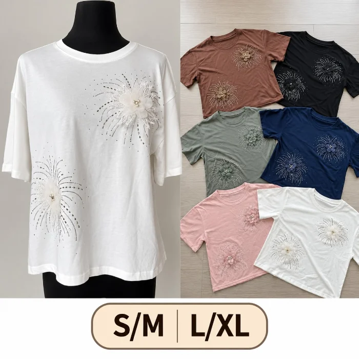 Remera con Flores