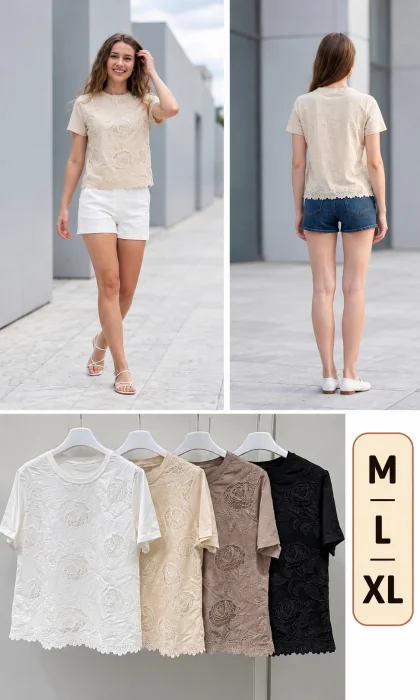 Remera con Flores
