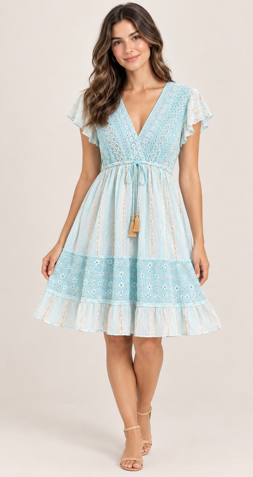 Vestidos Indú Cortos - Imagen 3